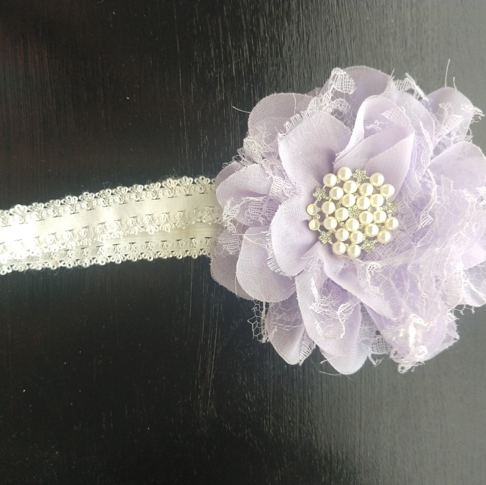 Boutique Purple baby headband